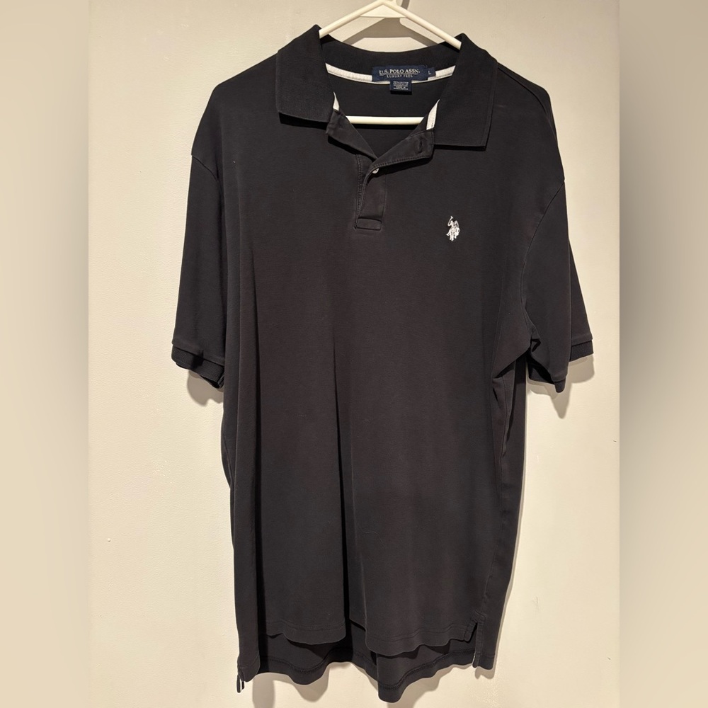 U.S. Polo Assn. Black Polo Shirt